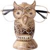 EARTHLY HOME Wooden Spectacle Eye Glasses Holder, Classic Owl Eyewear Retainer Sunglasses Holder Display Stand, Wooden Specs Holder, Optical Glass Accessories, Home Dcor Office Desktop Accessory view 2