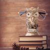 EARTHLY HOME Wooden Spectacle Eye Glasses Holder, Classic Owl Eyewear Retainer Sunglasses Holder Display Stand, Wooden Specs Holder, Optical Glass Accessories, Home Dcor Office Desktop Accessory view 4