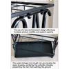 Umbrella Racks Hua Iron Umbrella Stand, Drip Tray with A Metal Hook and Quick-Drying, Solid and Durable, 50x24x60cm, 3 Colors (Color : Chocolate Color) view 2