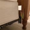 2 Pcs 711 Bed Frame Bolt On to Hook On Conversion Brackets for Headboard with Hardware, Adjustable Bed Rail Hook Plate AdapterHook on Bed Rails Brackets view 3