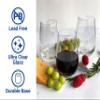 R and R Imports Fryeburg Maine Souvenir 15 oz Laser Engraved Stemless Wine Glass Adventure Awaits Design 2-Pack view 3