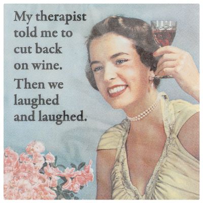 Design Design Beverage Napkin (Therapist Joke)