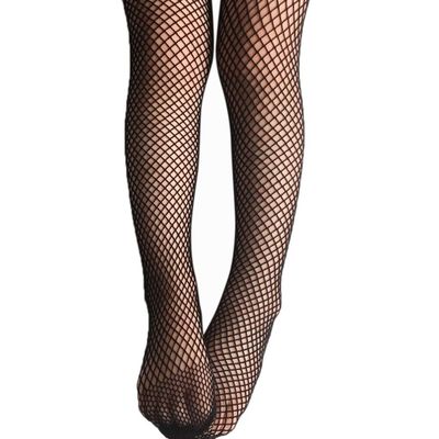 High Waist Tights Fishnet Stockings, Girls Mesh Stockings Toddler Kids Baby Fishnet Stockings Black Pantyhose Tights
