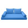 Prolinemax |SLIPCOVER ONLY|S1 Outdoor Daybed Mattress Bolster Backrest Cushion Covers Piped Trim Twin-XL AD102 view 2