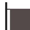 vidaXL 1-Panel Room Divider in Anthracite  Fabric and Powder-Coated Iron - Provides Privacy and Versatile Functionality view 4