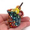 DUO ER Magnetic Refrigerator Stick Mosaic Juice Cup Milk Coffee Cup Orange Juice Bottle Red Wine Basket 3D Fridge Magnets Refrigerator (Color : Basket Wine) view 3