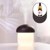 For Bedroom Home Mist Humidifiers For Portable Usb Humidifier Mini Silent Air Moisturizing Humidifier Aromatherapy Essential Oil Humidifier Mushroom Lamp-Walnut Color + Base Tray view 3