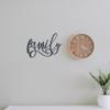 Badger Steel USA - Family Cursive- Metal Wall Art - 26" X 18.3" - Black view 3