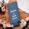Wedding Guest Gifts Have Hold Keep Drink Cold Names & Date 96-Pack Personalized Ultra Slim Can Coolies Party Pack Slate view 2