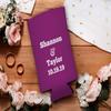 Wedding Favors for Guests Have Hold Keep Drink Cold Names & Date 96-Pack Personalized Ultra Slim Can Coolies Party Pack Mulberry view 2