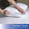 Bundle - 2 Items: Twin Size Fitted Sheet Mattress Cover + Standard Waterproof Zippered Pillow Protectors (2PC) view 4