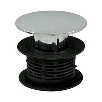 Templeton 1.5 in. Dia Hair Catcher & Stopper Chrome Rubber