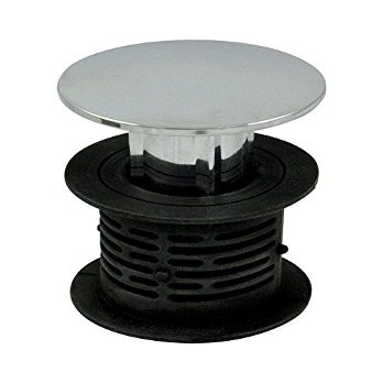 Templeton 1.5 in. Dia Hair Catcher & Stopper Chrome Rubber