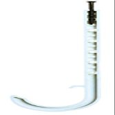 CoolKitchen 553-9WPK2 J Hook PVC Pipe Hanger 4 in. -
