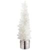 SilksAreForever 33" Glittered Artificial Pine Tree w/Ceramic Pot -White (Pack of 2) view 1