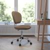 BizChair Mid-Back Coffee Brown Mesh Swivel Task Office Chair with Chrome Base view 1