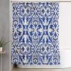 Starobos Shower Curtain Architecture Geometric Traditional Ornate Portuguese Tiles Decoration Azulejos Textures Objects Home Bathroom Decor Polyester Fabric Waterproof 72 x 72 Inch Set with Hooks view 1