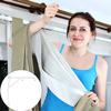 Patelai 8 Pieces Valance Clips Plastic Vertical Blinds Brackets 3.5 Inch Vertical Blinds Clear Plastic for Shutters Parts Accessory Components view 4