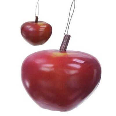 Back To Basics Apple Ornament: Red (Includes One)
