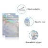 PABCK 500 Pack 3x4.7 inch (Inside Size 2.5x3.35 inch) Resealable Foil Pouch Clear Front Heat Seal Bags with Hang Hole for Zip Food Storage Lock Bag Reclosable Airtight Zipper Lock Packaging view 2