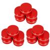 2oz/60ml Red Aluminum Tin Jar With Screw Lid - 15 Pack Metal Round Cans Containers for Lip Balm, DIY Salve, Spice, Candies, Crafts - Cosmetic Sample Steel Containers view 2