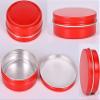 2oz/60ml Red Aluminum Tin Jar With Screw Lid - 15 Pack Metal Round Cans Containers for Lip Balm, DIY Salve, Spice, Candies, Crafts - Cosmetic Sample Steel Containers view 4