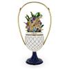 BestPysanky 1901 Basket of Flowers Royal Easter Egg view 1