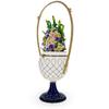 BestPysanky 1901 Basket of Flowers Royal Easter Egg view 2