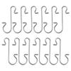 BESTOYARD 300Pcs Christmas Ornament Hooks Heavy Duty S Shaped Ornament Hangers Christmas Tree Hanger for Christmas Tree Hanging Decoration Silver view 1