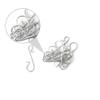 BESTOYARD 300Pcs Christmas Ornament Hooks Heavy Duty S Shaped Ornament Hangers Christmas Tree Hanger for Christmas Tree Hanging Decoration Silver view 4