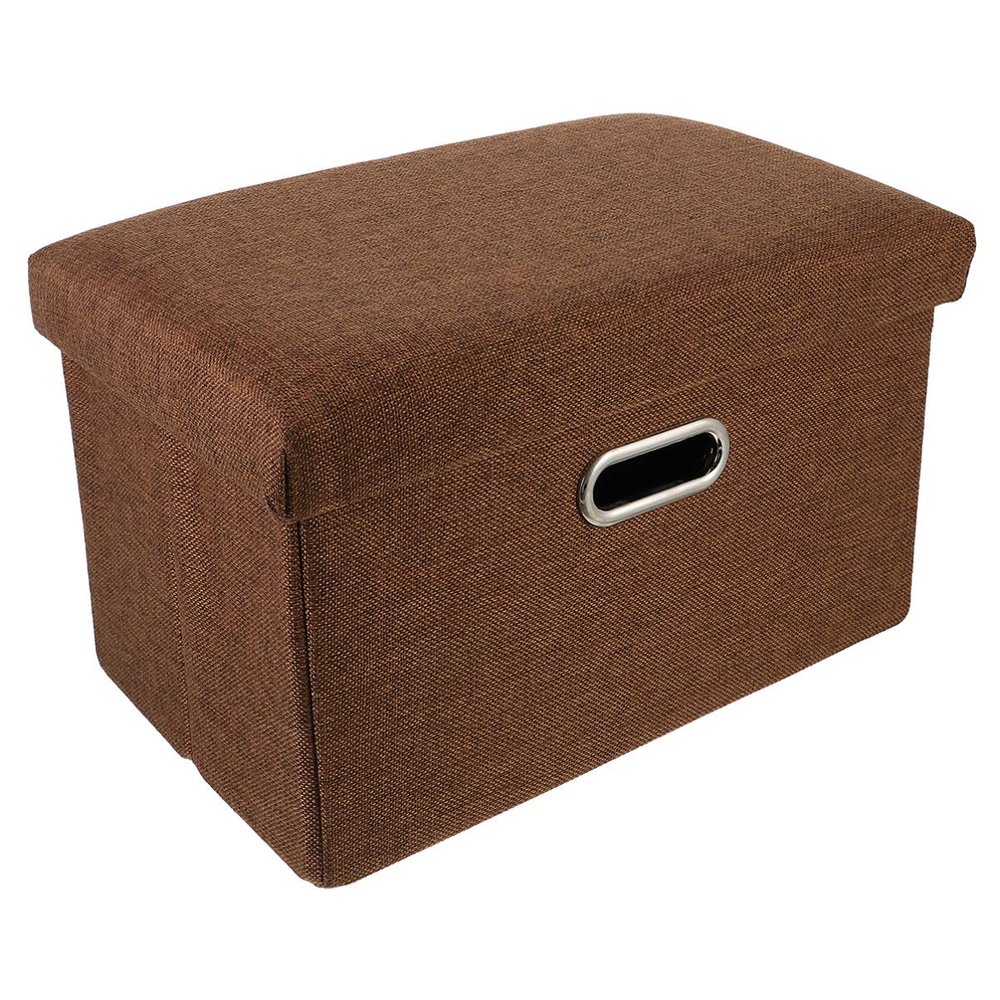 Cabilock 1pc Multifunctional Storage Stool Lightweight Portable Simple Storage Box for Clothes Neat Design for Home Travel Outdoor Use Soft Material