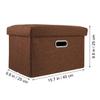 Cabilock 1pc Multifunctional Storage Stool Lightweight Portable Simple Storage Box for Clothes Neat Design for Home Travel Outdoor Use Soft Material view 2