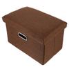 Cabilock 1pc Multifunctional Storage Stool Lightweight Portable Simple Storage Box for Clothes Neat Design for Home Travel Outdoor Use Soft Material view 3