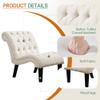 annjoe Accent Chair Upholstered Chair Button Tufted Slipper Chairs Side Chair for Living Room Dining Room Bedroom Funiture view 3