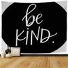 Starotor Wall Tapestry Love Be Kind Amazing Hand Miscellaneous Do Humility Others Kindness Rule Fashion Lettering Caring Tapestry Wall Hanging Bedding Tapestry for Bedroom 60x50 Inch view 1