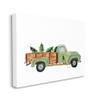 Stupell Industries Santa's Christmas Tree Farm Green Vintage Truck view 1