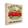 Stupell Industries Farm Fresh Pumpkins Red Farm Truck Illustration view 1