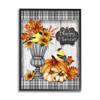 Stupell Industries Happy Harvest Charming Autumn Birds and Gourds view 1