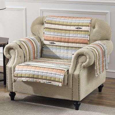 Barefoot Bungalow Greenland Home Fashions Adele Quilt Set, Full/Queen, White
