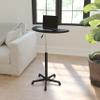 BizChair Black Sit to Stand Mobile Laptop Computer Desk view 1
