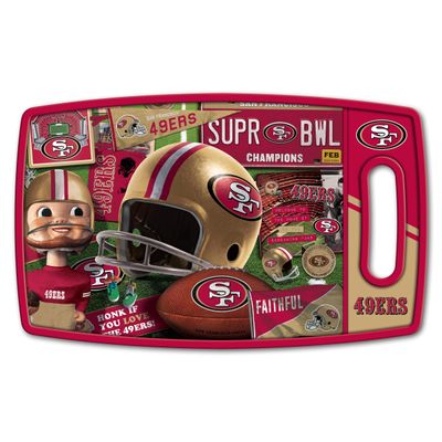 YouTheFan NFL San Francisco 49ers Retro Series Cutting Board
