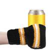 Beer Mitten Gloves, Knit Stitched Drink Mitt Holder for White Elephant Gag Gift Tailgating Idea view 2