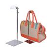 Greneric 2 Pack Metal Adjustable Handbag Display Stand Holder Hanging Bag Rack for Retail Store Windows Tabletop Display Props Shelves Organizer Storage for Home (Mirror) view 2