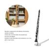 16cm Clarinet Model, Metal Clarinet Model Display with Holder and Box, Suitable For Desk Decoration And Ornaments view 2
