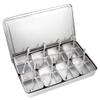 Seasoning Box Set, 8-Grid Stainless Steel Seasoning Box Condiment Storage Containers Jar Kitchen Utensils view 1