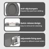vidaXL Premium Soft-Close Quick-Release Toilet Seat - Sturdy Polypropylene Material - Gray Oval - Suitable for Standard Toilet Bowls - Easy to Clean - Includes Top Mount Hinges view 4