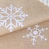 OurWarm Christmas Tree Skirt 48inch, White Snowflake Fur Burlap Tree Skirt for Xmas Decor Festive Holiday Decorations Indoor Outdoor view 4