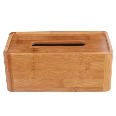 1pc Natural Tissue Holder Stylish Facial Storage Box for Home Office Travel Capacity Design
