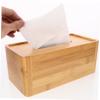 1pc Natural Tissue Holder Stylish Facial Storage Box for Home Office Travel Capacity Design view 3
