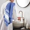 Goroly Home Cotton Turkish Peshtemal Beach Towel, Extra Large, Thin Quick Dry Sand Free Pool & Swim Towel, Bathing Blanket, Travel Essentials, (Royal Blue, 36x71 Inches) view 3